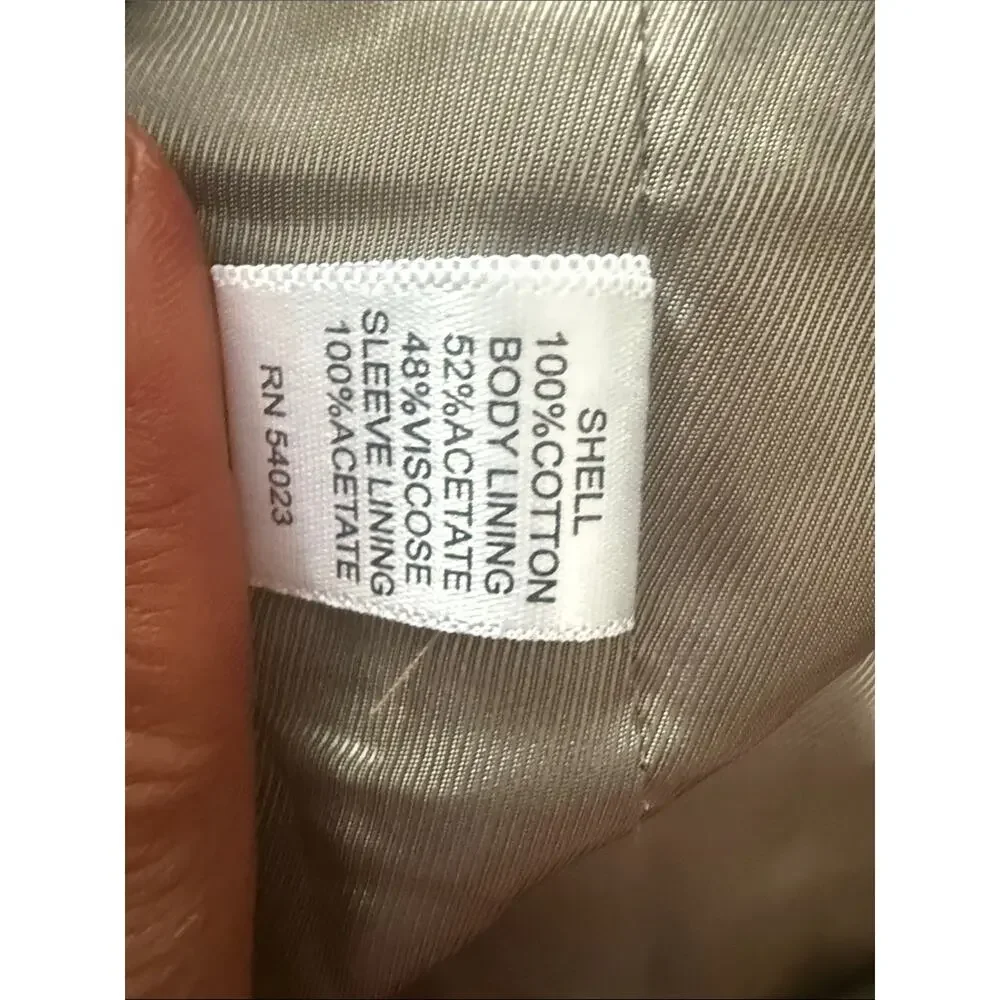 Y2K Banana Republic Modern Fit Camel Cotton Twill Blazer Sport Coat 42R 2008